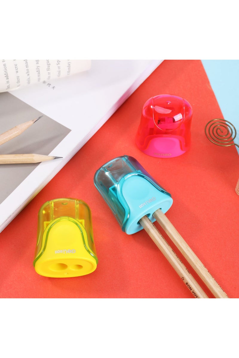 Deli 2-Hole Sharpener  05pcs  -ER01100 – ideal for school and office use - Image 5