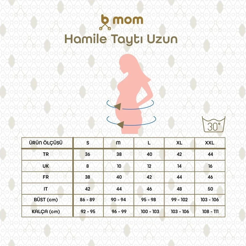 Bmom Pregnancy and Postpartum Long Tights Black
