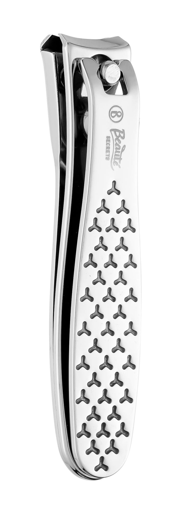 Beauté Secrets Nail Cutter - Professional Nail Clipper with Curved Blade for Trimming & Grooming - Easy to Use, Precision Nail Care Tool, Silver - Image 1