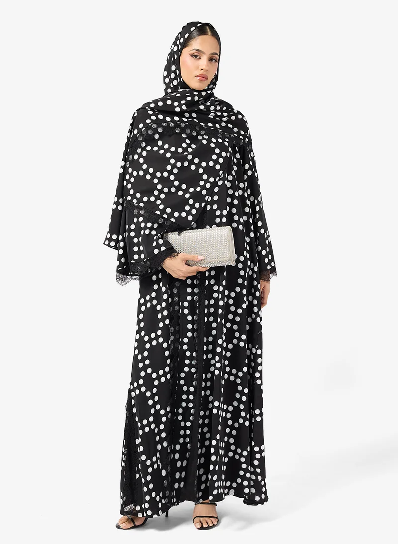 خزانة Printed Abaya