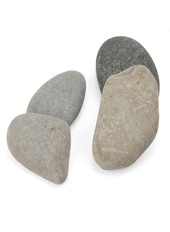 SHEUTSAN 12 PCS 3-4 Inch River Painting Rocks, Crafts Stones, Flat Rocks, Smooth Painting Stone for DIY Project, Hand Crafts - Image 4