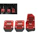 Dogary 3 PCS Car Pedals Pads Antislip Manual Transmission Accelerator Brake Pedals Holefree Alloy Clutch Treads Sets Universal for Most Cars Trucks SUVs Red - Image 2