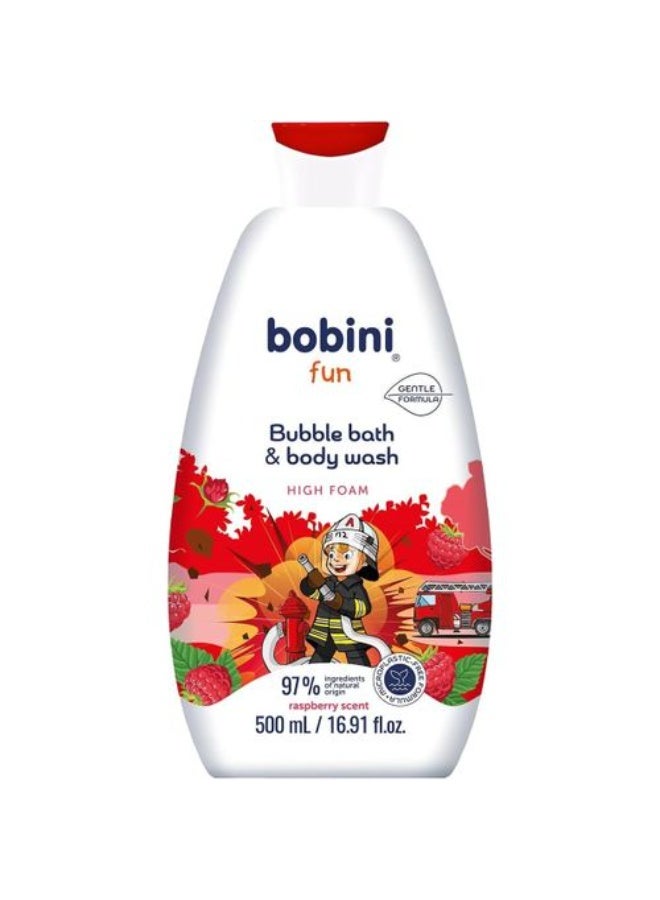 بوبيني غسول الجسم وحوض الاستحمام برائحة التوت - 500 مل