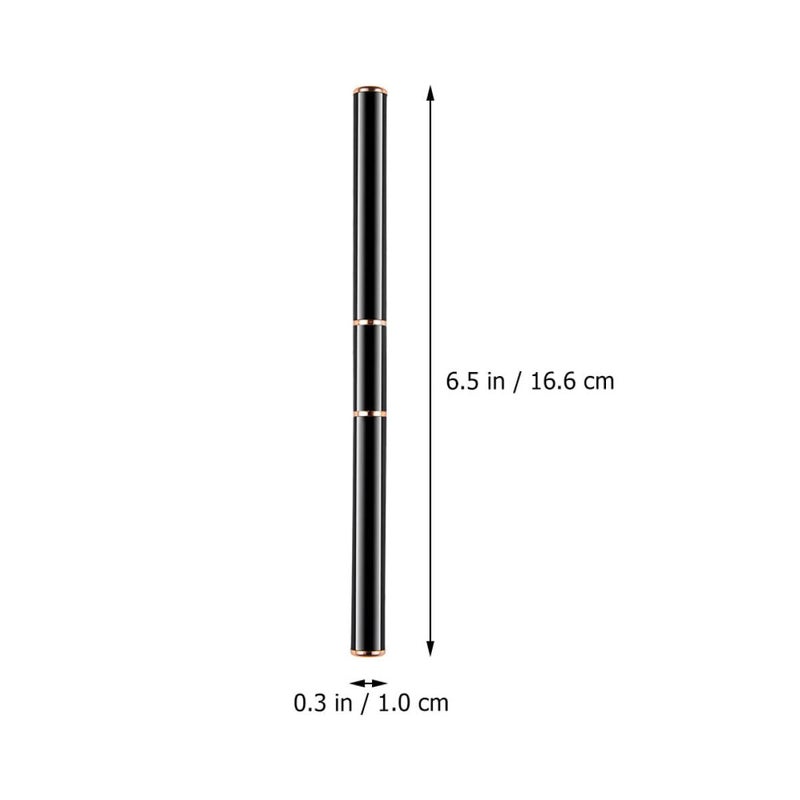 Double Ended Nail Art Liner Brush Pens 5pcs Black Rose Gold DIY Manicure Gel Tools - Image 3