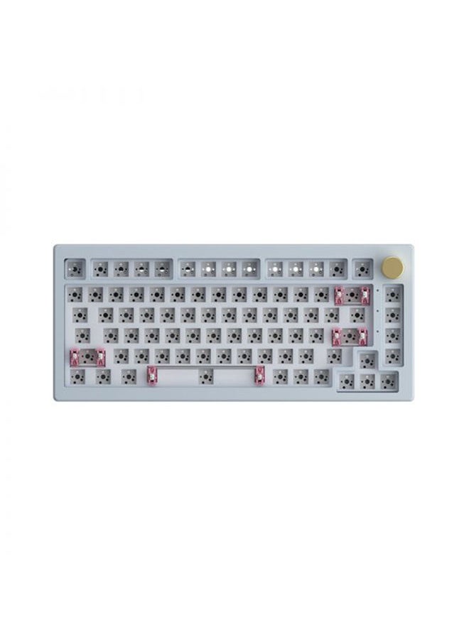 AKKO - AKKO 5075S Barebone  DIY Kit  for Mechanical Keyboard - Blue Ash - Image 1