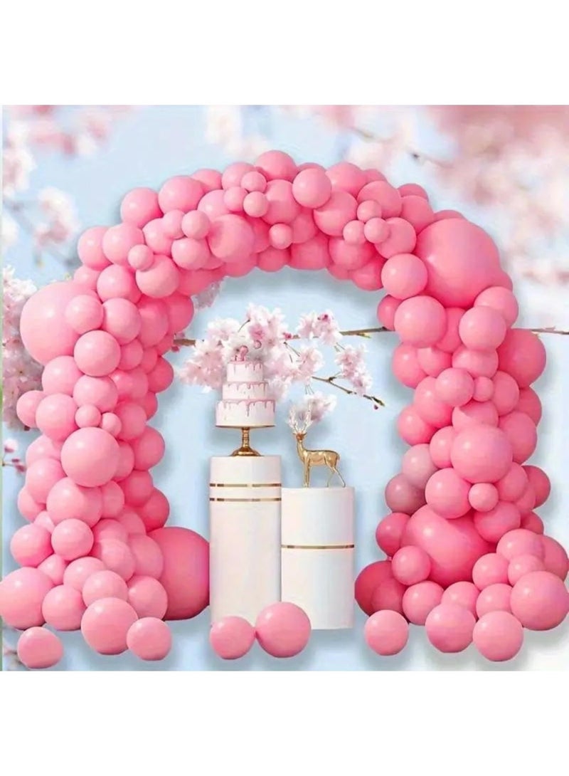 KRONFOL 100 pcs Pastel Pink Balloons,  Latex Balloons - Perfect for Birthday, Wedding and Engagement Parties, Youngsters Shower - Includes Latex Balloons - Image 3