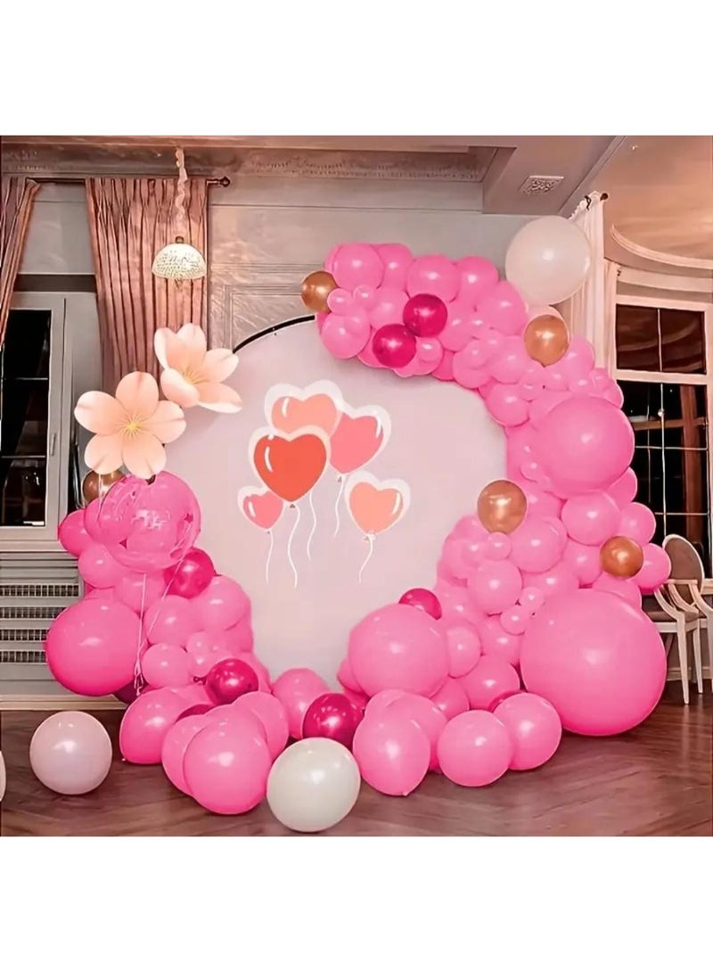 KRONFOL 100 pcs Pastel Pink Balloons,  Latex Balloons - Perfect for Birthday, Wedding and Engagement Parties, Youngsters Shower - Includes Latex Balloons - Image 4
