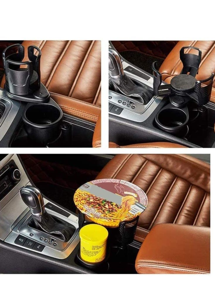 GO-DES - 2 in 1 Car Multi Drink Holder Car Dual Water Big Cup holder  GDHD565 - Image 1