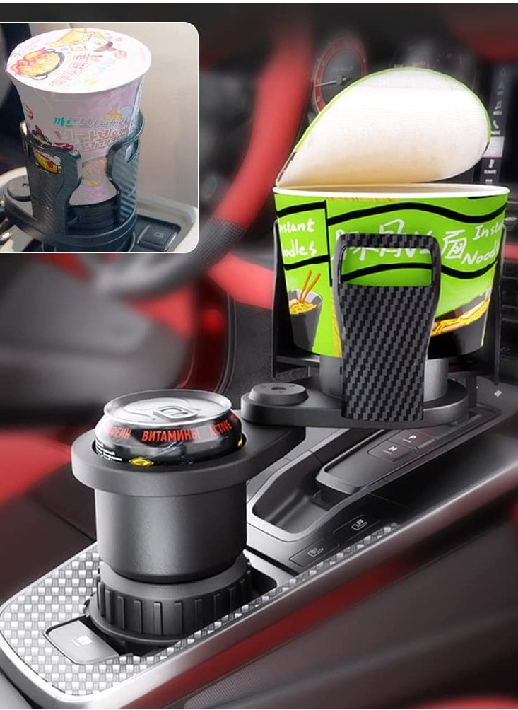 GO-DES - 2 in 1 Car Multi Drink Holder Car Dual Water Big Cup holder  GDHD565 - Image 1
