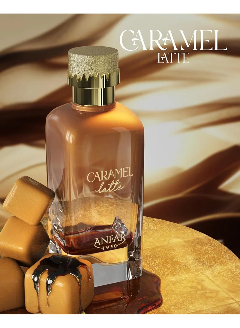 Anfar  Anfar Caramel Latte Extrait de Parfum 100ml – Long Lasting Women’s Gourmand Perfume with Caramel, Chocolate & Coconut  | Best Price UAE