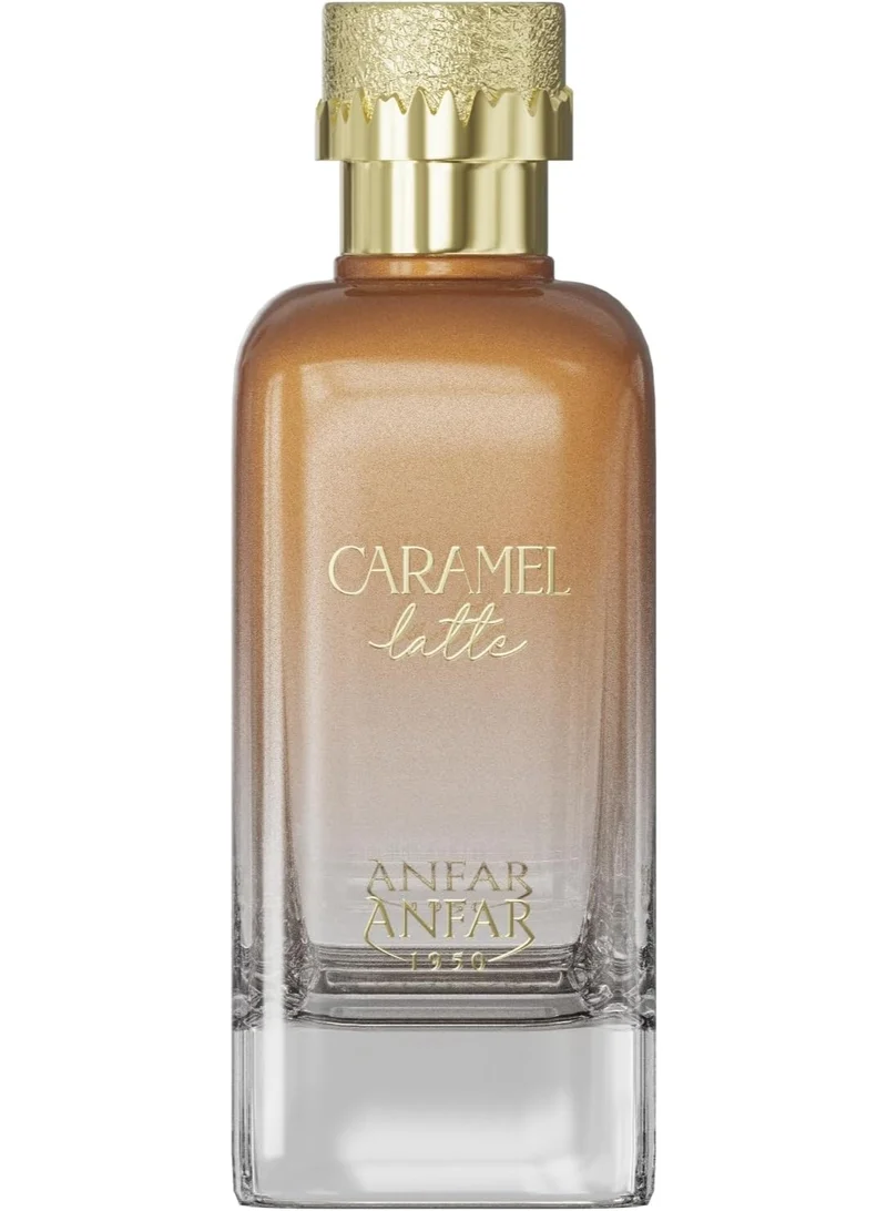 Anfar  Anfar Caramel Latte Extrait de Parfum 100ml – Long Lasting Women’s Gourmand Perfume with Caramel, Chocolate & Coconut  | Best Price UAE