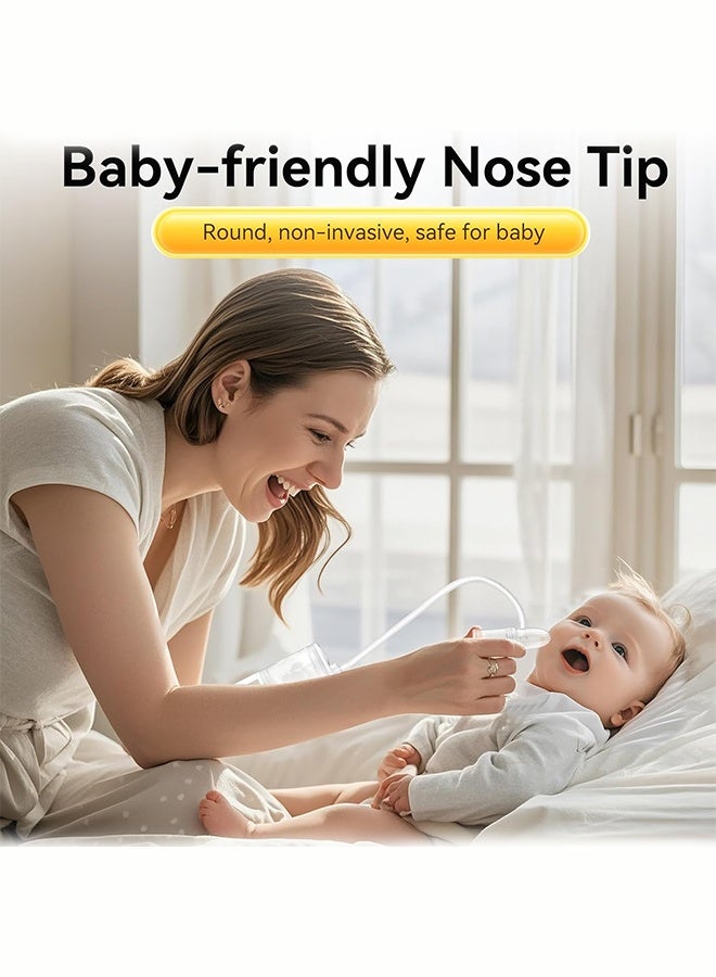 Sweet Life Nasal Aspirator for Baby, Portable Hand Puller Nose Sucker, Quiet Suction Easy to Operate | Reusable | Soft Silicone Nose Cleaner for Fast and Effective Relief of Nasal Congestion in Infant - Image 3
