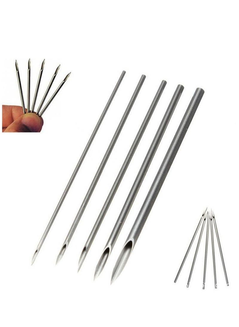 Needles 100pcs Piercing Needles Assorted 12G Stainless Steel Ear Nose Piercing Needles Piercing Supplies Ear Nose Piercing Kit Piercing Tool - Image 1