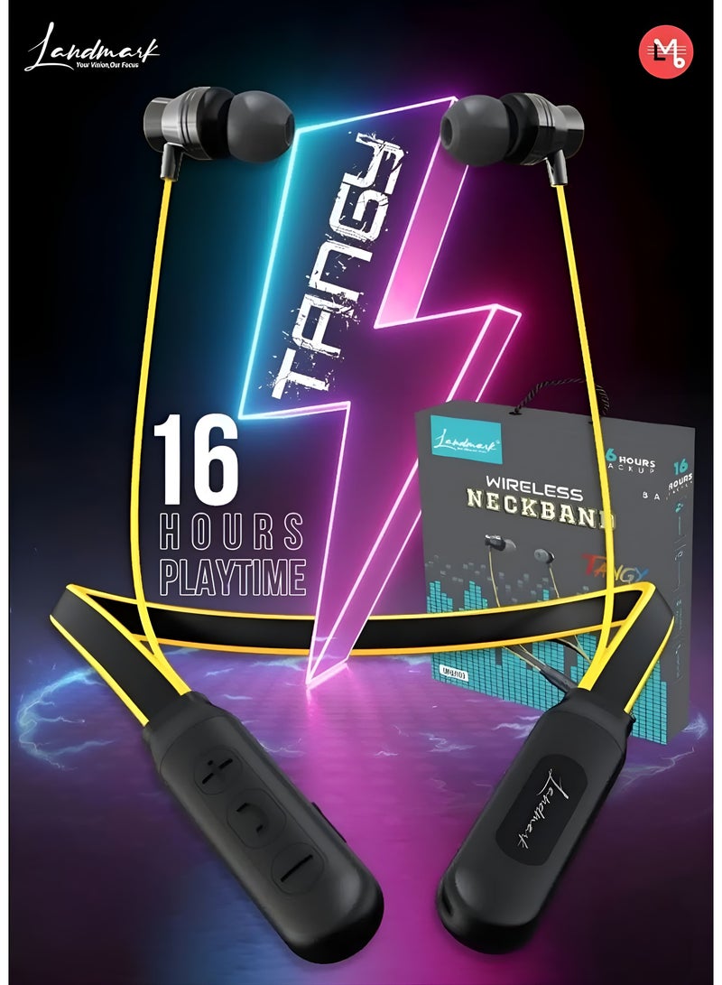 Landmark LM-BH 109 شريط الرقبة اللاسلكي المنعش لمدة 16 ساعة احتياطية - Image 2