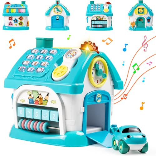 Marstone Baby Toys for 1 Year Old Boy and Girl Gifts Kids Toddler Toys Age 12 8in1 Educational House for One Year Old Birthday Gift - Image 1