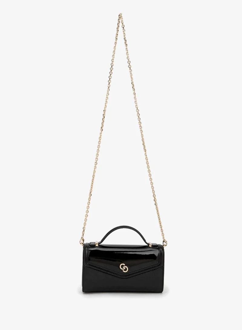 Celeste Solid Crossbody Bag With Chain Strap Ramadan Collections