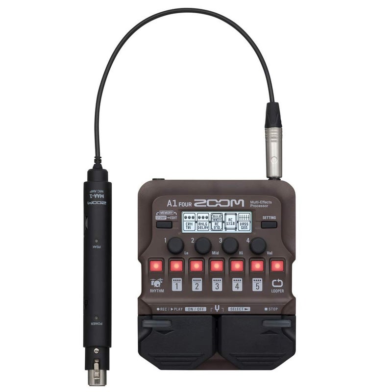 Zoom A1 Four Acoustic Instrument Multi-Effect Processor - Image 2