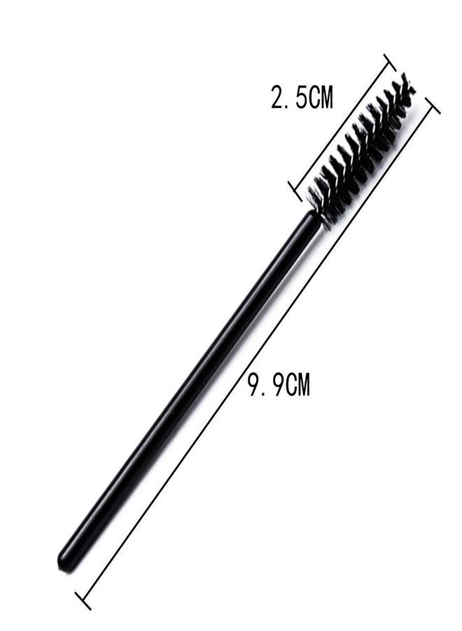 GOLD MAX Disposable Soft fiber Mascara Eyelash Wands Brush for Eyelash Extension Eyebrow and Makeup Color, Makeup Brush Mascara Wands (3, Black) - Image 4