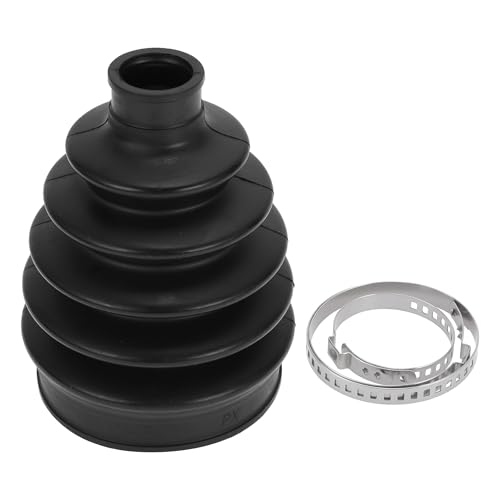 HEROFFIX 1 Set CV Joint Boot Kit for Mercedes-Benz C300 2008-2014 Outer Constant Velocity Joint Boot W/Clamps No.A2043300585 Black Rubber - Image 1
