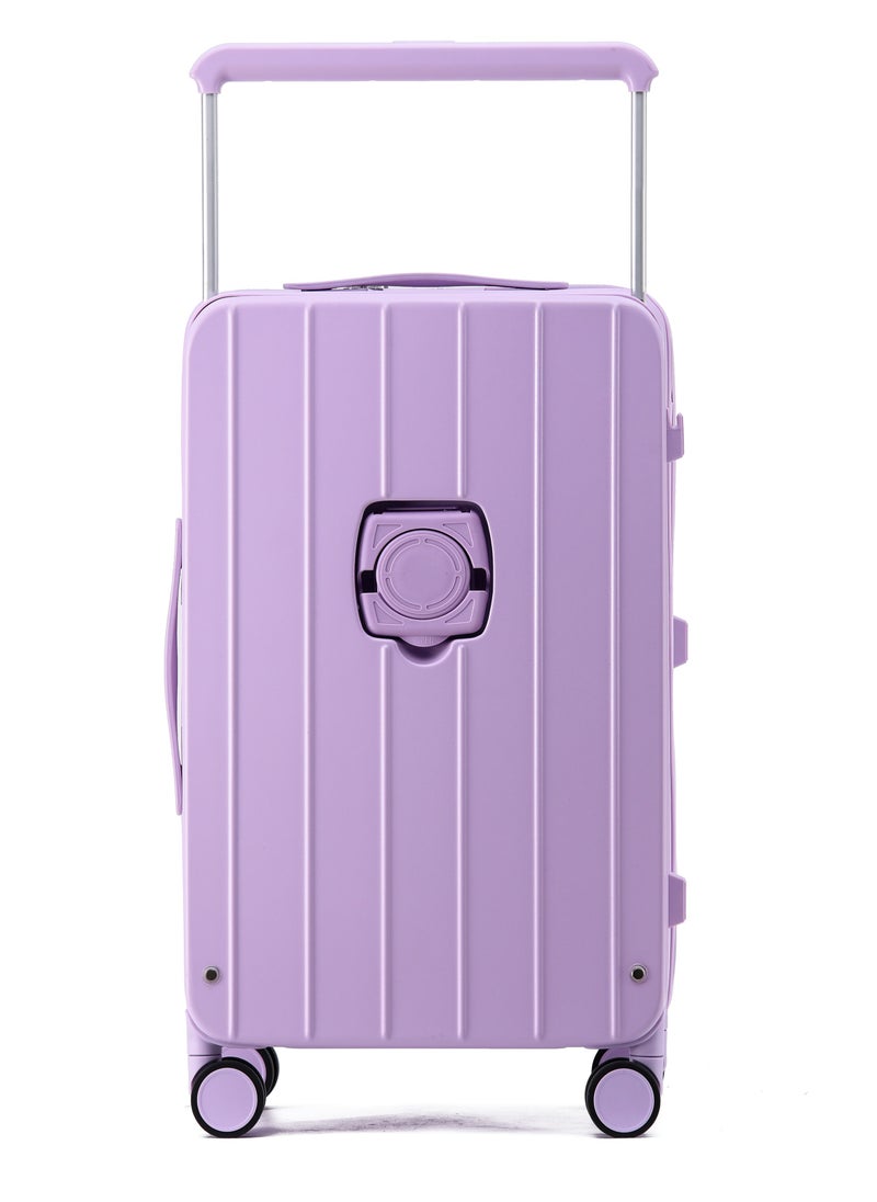 LIGHTGO - LIGHTGO 7615 purple large size Suitcase 28" case  check in luggage with Expandable with TSA travel case YKK zipper laptop pocket - Image 1