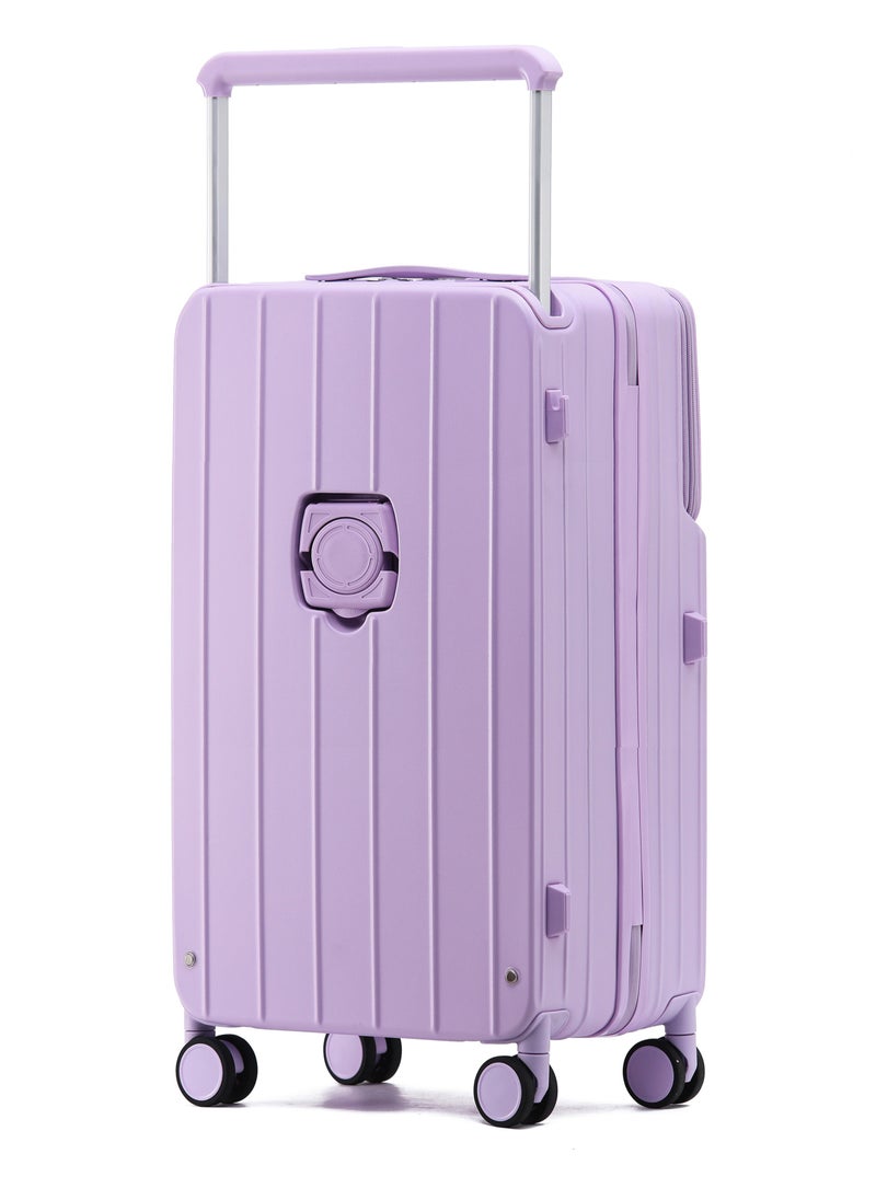 LIGHTGO - LIGHTGO 7615 purple large size Suitcase 28" case  check in luggage with Expandable with TSA travel case YKK zipper laptop pocket - Image 1