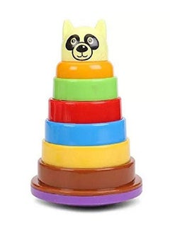 Nabhya Nabhya Rings Stacking Rings Educational Pre School (Multicolor) (Rack N Stack)  - Image 1