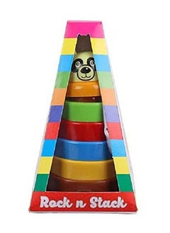 Nabhya Nabhya Rings Stacking Rings Educational Pre School (Multicolor) (Rack N Stack)  - Image 2