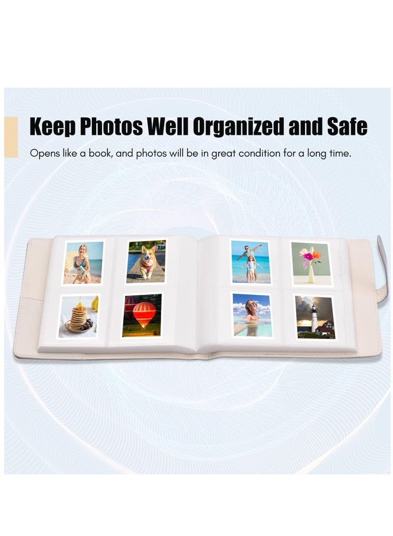 ميني ألبوم متوافق مع فيلم فوجي instax ميني 12 9 90 8 + 8 7s 40 26 25 إيفو كاميرا فورية / ميني لينك SP-1 الطابعة / Z2300 / صور بولارويد 300 ( 256 حقيبة فضية لامعة ) - Image 4