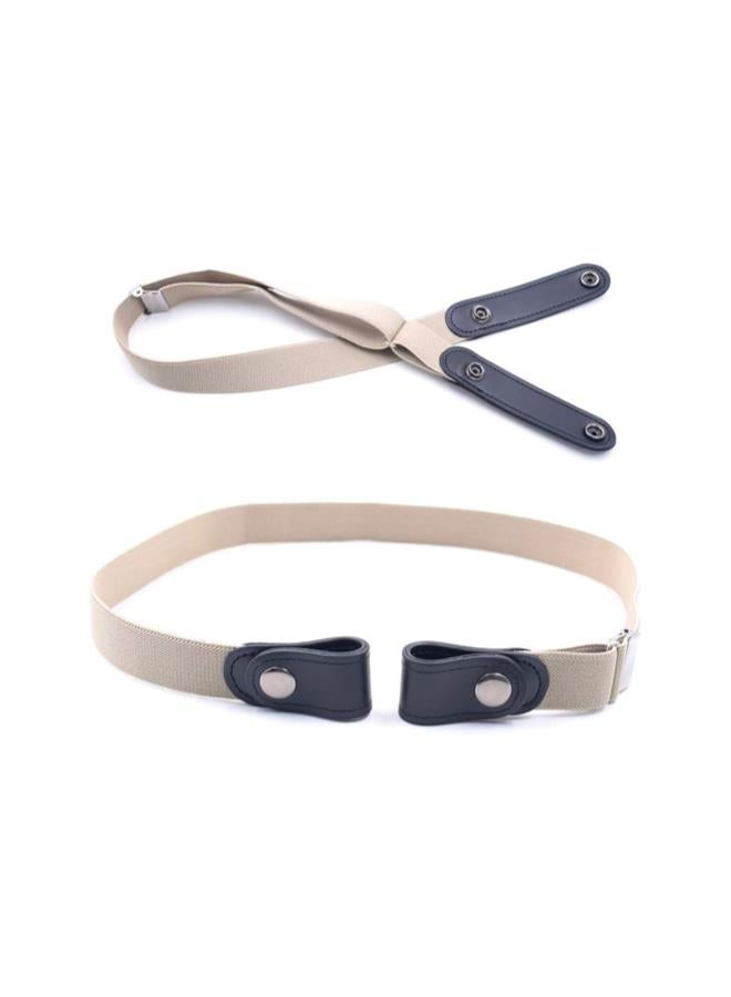 klarako 1Pcs Buckle Free Belt Elastic Belt Comfortable Invisible Belt No Bulge No Hassle for Men and Women (Black) - Image 4