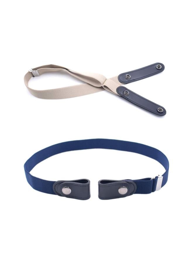 klarako 1Pcs Buckle Free Belt Elastic Belt Comfortable Invisible Belt No Bulge No Hassle for Men and Women (Black) - Image 5