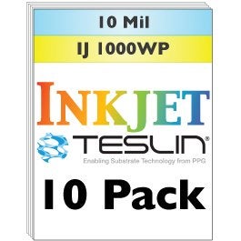 Inkjet Teslin® Synthetic Paper - 10 Sheets