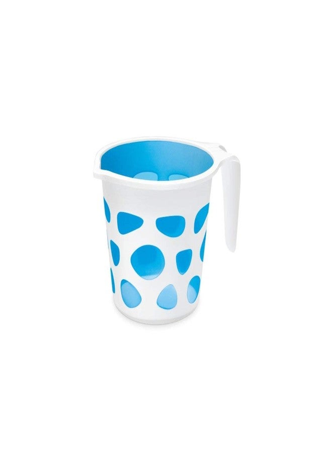 TRIOHOMES Plastic Bath Mug (Duplex Mug Blue) Set of 3 - Image 2