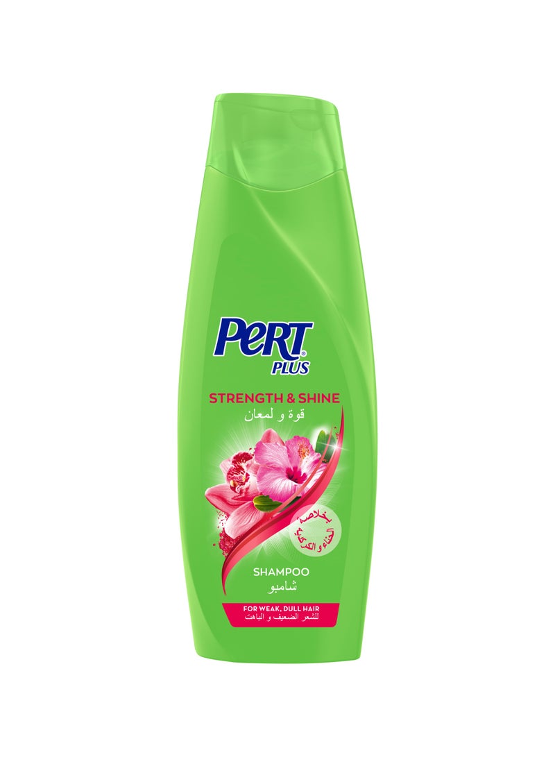 Pert Plus Shampoo with Henna and Hibiscus Extract for weak and dull hair 600 ml 1+1 - Image 2