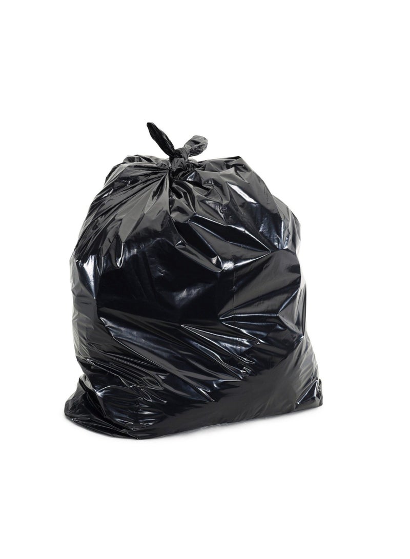 أكياس قمامة بحجم 80 × 110 سم 15 قطعة سوداء - Image 3