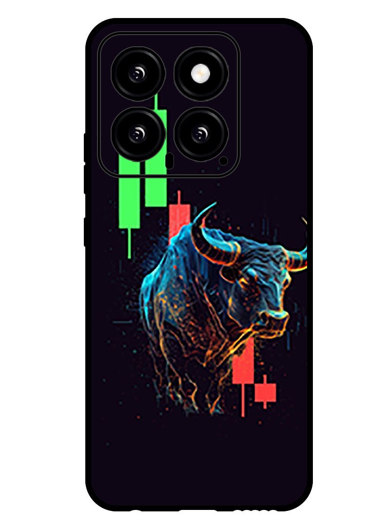 Theodor Protective Case Anti Scratch Shock Proof Bumper Cover For Xiaomi 14 Forex Bull - Image 1