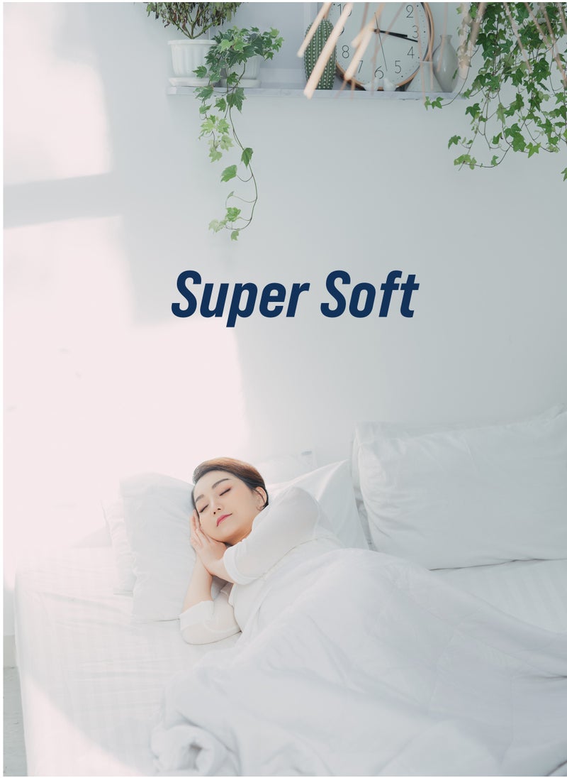 American Linen Queen Fitted Sheet 100% Cotton 200 Thread Count Breathable Bedding Sheet Comfortable Bed Sheets For Bedroom  180 x 200 cm White  - Image 4
