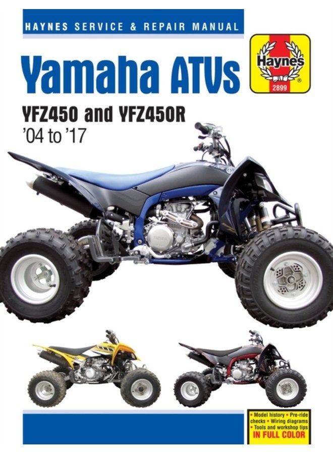 Yamaha YZF450 YZF450R ATV Repair Manual 2004 15 - Paperback