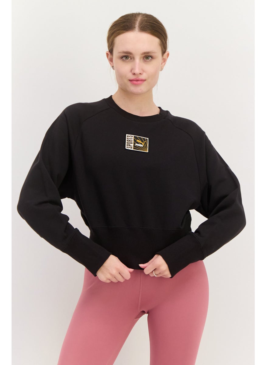 Women Sportswear Fit Long Sleeve Outdoor Sweatshirt, Black Combo - pzsku/Z9C01068D56D5C85EFAE0Z/45/_/1737643007/f91e33ae-7c4c-47ed-b7c7-08fc7ce83e0e