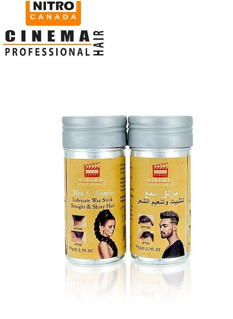 Hair Wax Stick For Cool People, Pliable Hold, Hair Styling Product With Beeswax 75g