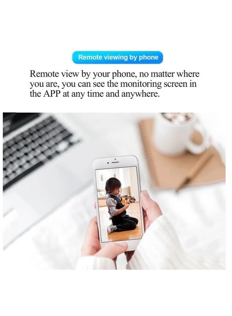 Generic 2Pcs Light Bulb Security Camera 2.4GHz & 5G WiFi Outdoor, 1080P E27 Light Socket Security Camera, Indoor 360° Home Security Cameras, Full Color Day and Night - Image 3