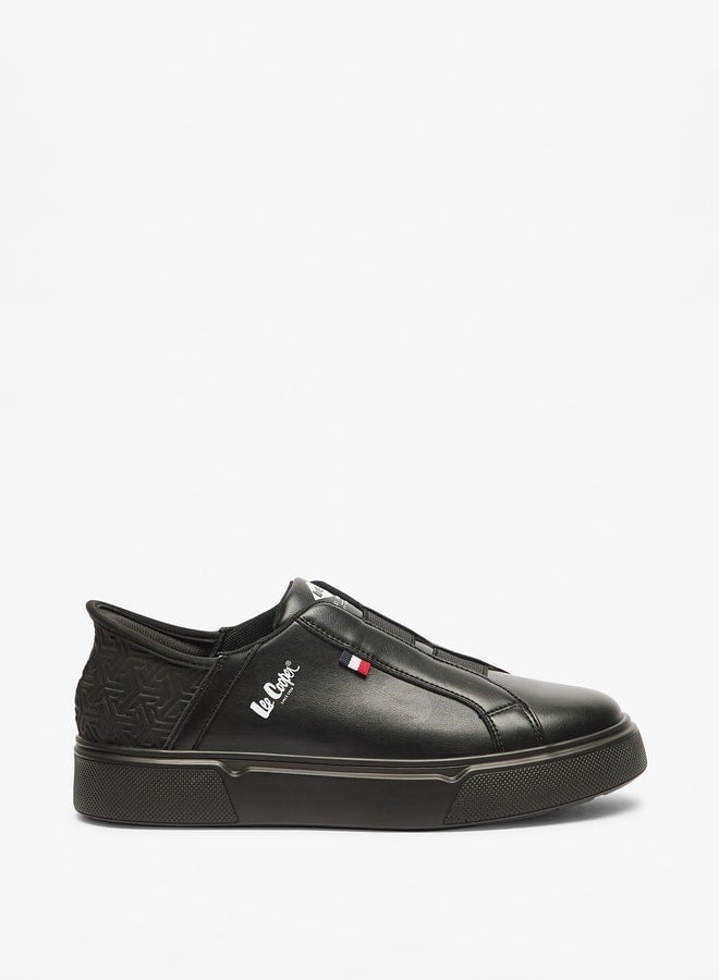 Lee Cooper Men's Panelled Slip-On Low Ankle Sneakers  - Image 3