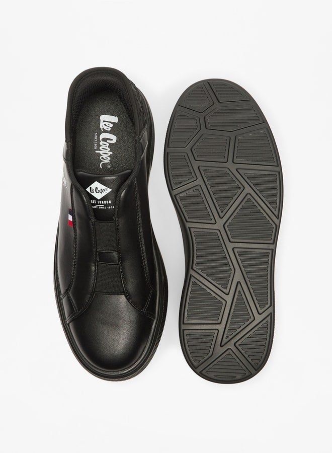 Lee Cooper Men's Panelled Slip-On Low Ankle Sneakers  - Image 4