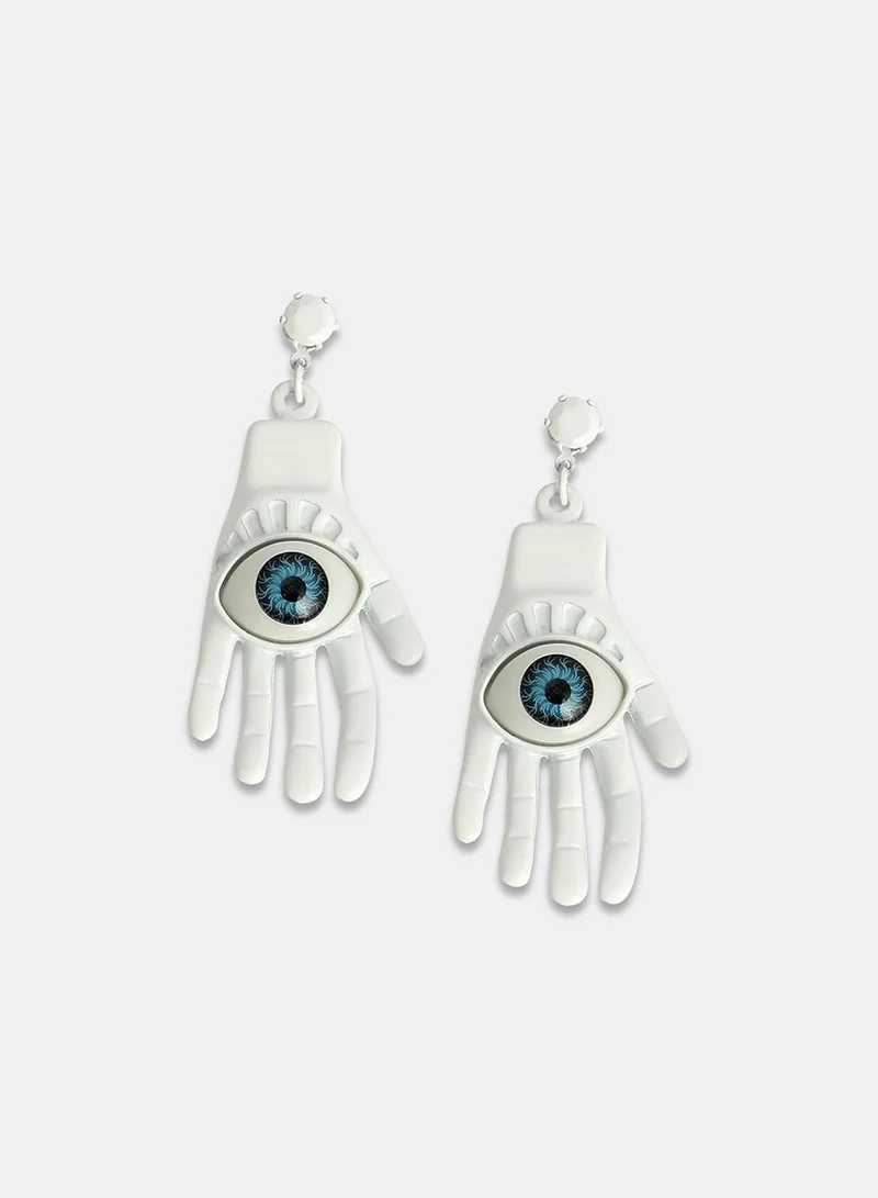 SOHI Hamsa Contemporary Artificial Drop Earring Jewellery