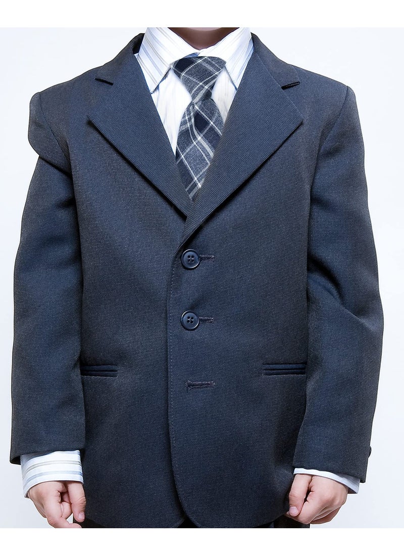 Adjustable Pre-tied Neck Ties for Boys and Babies - Knot-free Collar Accessories for Weddings, Graduations, and School Uniforms (Set of 5) - Image 3