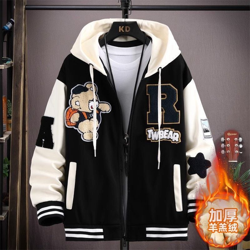 13-15 Years Old Junior High School Boys Coat 14 Handsome Baseball Suit Jacket 15 Years Old Teenager Big Boy Men'S Clothing - Image 1