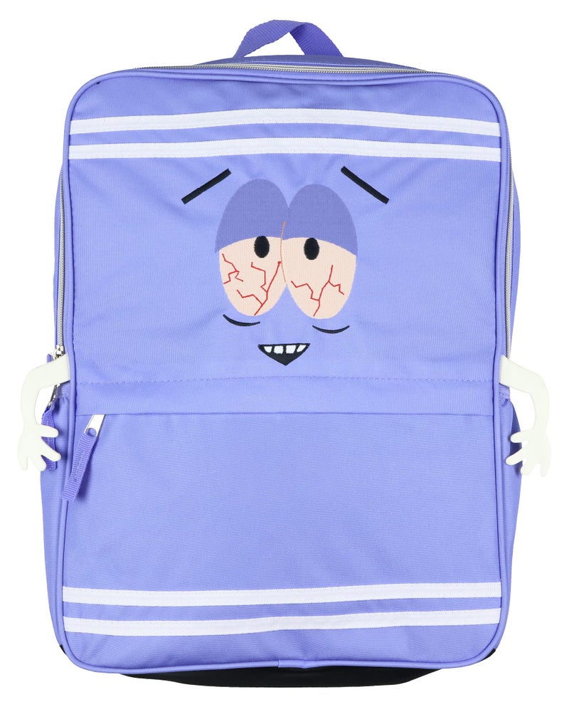 INTIMO South Park Towelie Embroidered Face Design Backpack Tech Sleeve Laptop Travel Book Bag 16" - Image 2