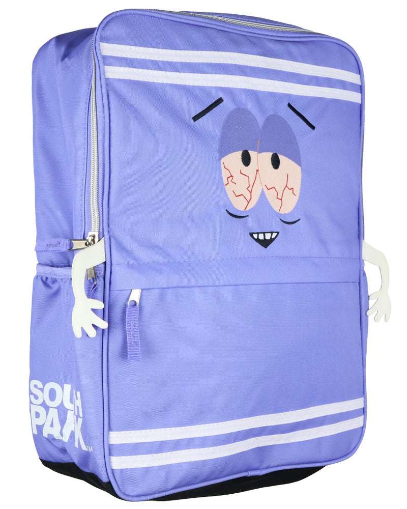 INTIMO South Park Towelie Embroidered Face Design Backpack Tech Sleeve Laptop Travel Book Bag 16" - Image 1