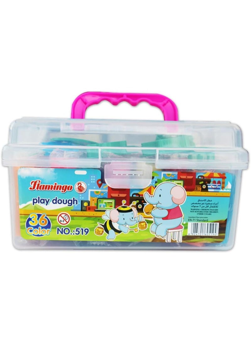 Flamingo Play Dough 36 Colors Modeling Clay - Image 3