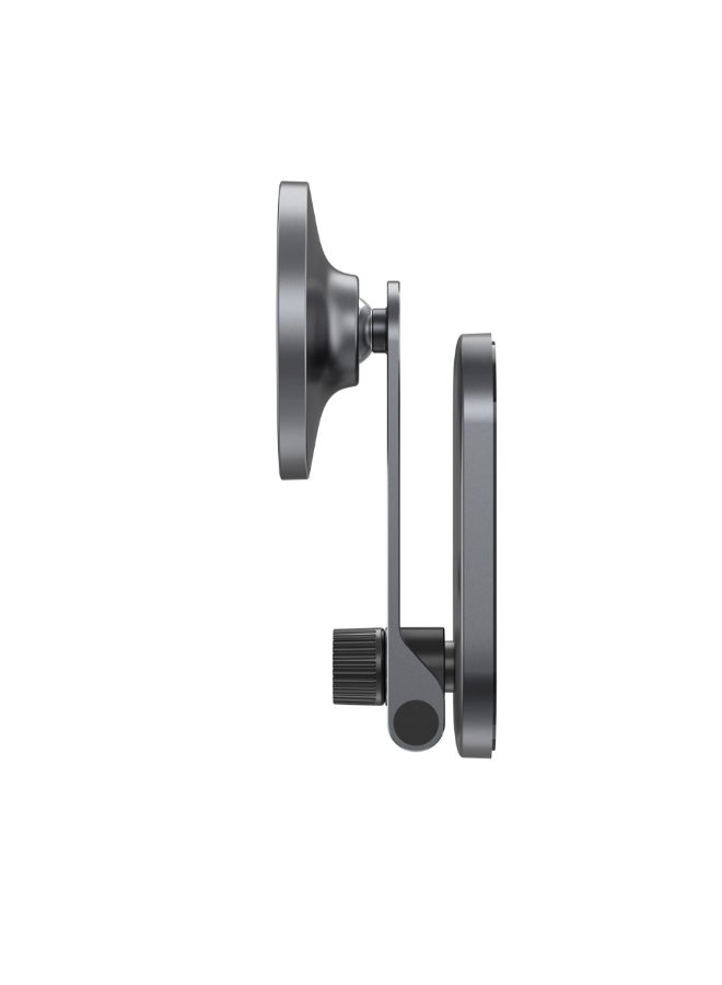 Baseus T-Space Series Magnetic Folding Car Phone Holder Silver and Black 4 x 5.7 x 11 cm C40151300S11-00 Silver and Black - Image 3