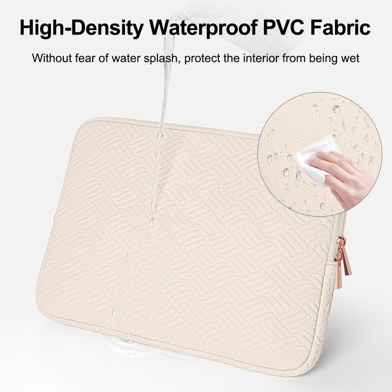 Arvok Laptop Case for MacBook Air 15 inch/MacBook Pro 16 inch, Dell XPS 15 Plus,15-inch MacBook Pro A1990 A1707, Water-Resistant Leather Case for HP/Dell/Lenovo/Asus/Acer/Samsung with Accessory Bag - Image 2